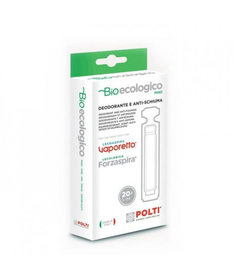 POLTI PAEU0086 Produit anti-mousse et désodorisant Bioecologico Pin