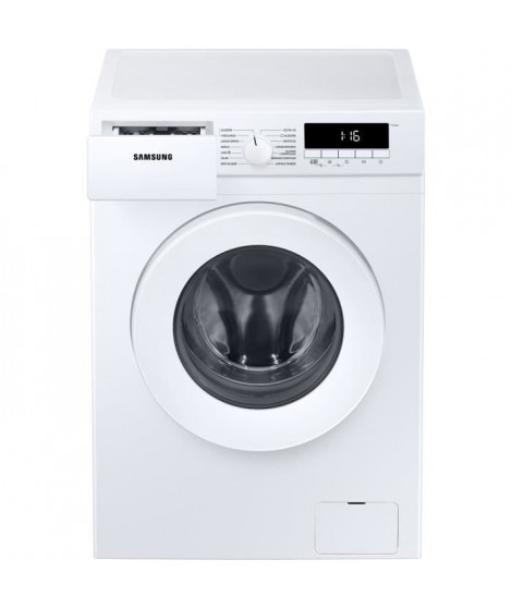 Lave-linge hublot SAMSUNG WW70T301MWW - 7kg - Moteur universel - Largeur 60cm - Classe A+++ - 12000trs/min - Blanc