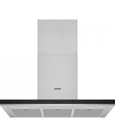 SIEMENS LC97BHP50 Hotte décorative murale box inox 90 cm - 718 m3/h - Inox