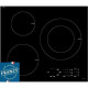SAUTER SPI6361B - Table de cuisson induction - 3 zones - 7200 W - L 60 x P 52 cm - Revetement verre - Noir