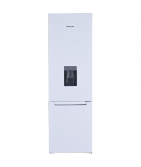 BRANDT BSC7507WD - Réfrigérateur combiné 260L (195L + 65L) - Froid statique - Distributeur d'eau - A+ - L 55 cm x H 176 cm - …