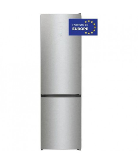 HISENSE RB434N4AD1 - Réfrigérateur congélateur bas - 331L (235 + 96) - froid ventilé total - A+ - L60x H200 - silver