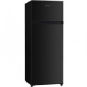 SCHNEIDER SCDD205SCB - Réfrigérateur congélateur haut - 205L (168 + 37) - Statique - A+ -  L54.5 x H142.6 cm - Noir