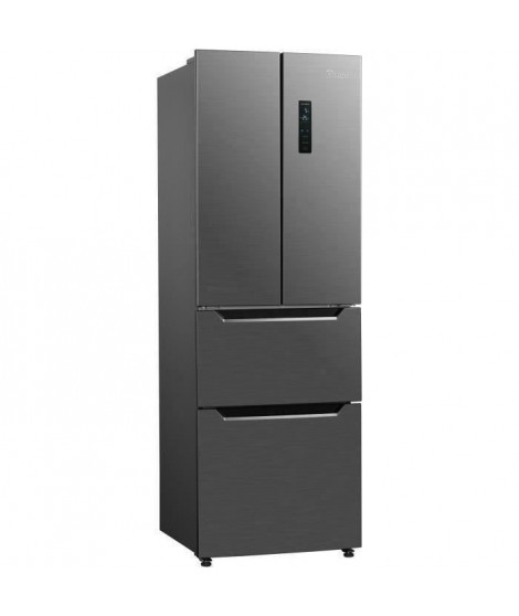 TRIOMPH THFD298NFIX Réfrigérateur - 298L - Froid ventilé total - Classe A++ - Design Inox Look