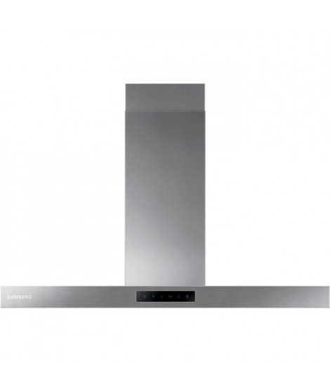 SAMSUNG NK36M5060SS/UR - hotte murale décorative évacuation / recyclage - 713 m3-h max - 71 dB max - 4 vitesses - L90cm - Inox