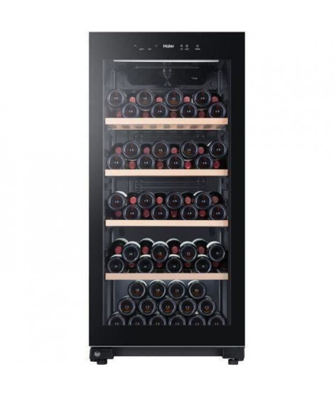 HAIER / HWS116GAE - Cave a vin de vieillissement - classe A - 116 bouteilles - Mono zone - 1,27m de haut - 59,5cm de large
