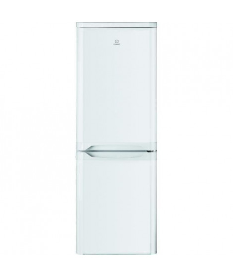 INDESIT NCAA55 - Réfrigérateur congélateur bas - 217L (150+67) - Froid statique - A+ - L 55cm x H 157cm - Blanc