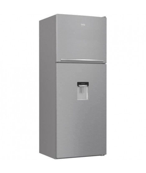 BEKO - RDNE455K30DXBN - Réfrigérateur congélateur haut - 402 L (309+93) - Froid ventilé - NeoFrost - A++ - Métal brossé