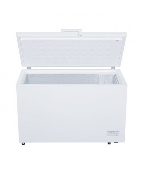 CONTINENTAL EDISON - Congélateur coffre - 380L - Thermostat électronique - Classe A+ - 1 panier - Blanc