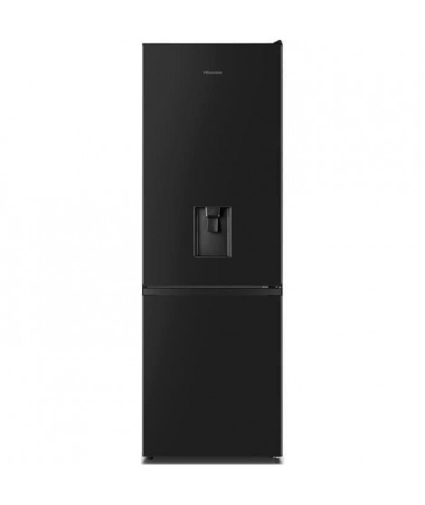 HISENSE - RB372N4WB1 - Réfrigérateur congélateur bas - 287L (207L+80L) - froid ventilé total - A+ - L59,5x H178,5 - Noir