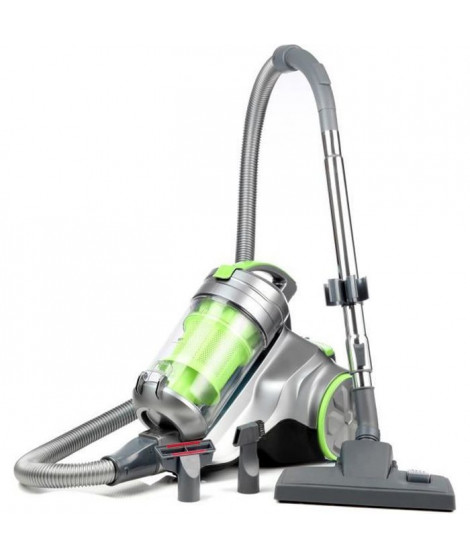 CONTINENTAL EDISON Aspirateur traîneau sans sac Silentium - 800W - 76 dB - A - Vert