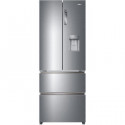 HAIER HB16WMAA - Réfrigérateur Multiportes 422L (301+121) - Froid ventilé - Classe A+ - L 70x H190 cm - Inox