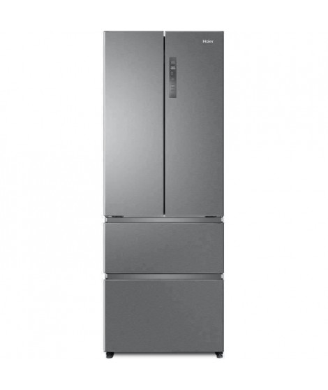 HAIER HB16FMAA - Réfrigérateur Multiportes 424L (303+121) - Froid ventilé - Classe A+ - L 70x H190 cm - Inox