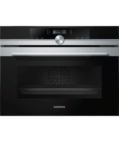 SIEMENS CB675GBS3 FOUR COMPACT - PYROLYSE - 47L - A+ - INOX