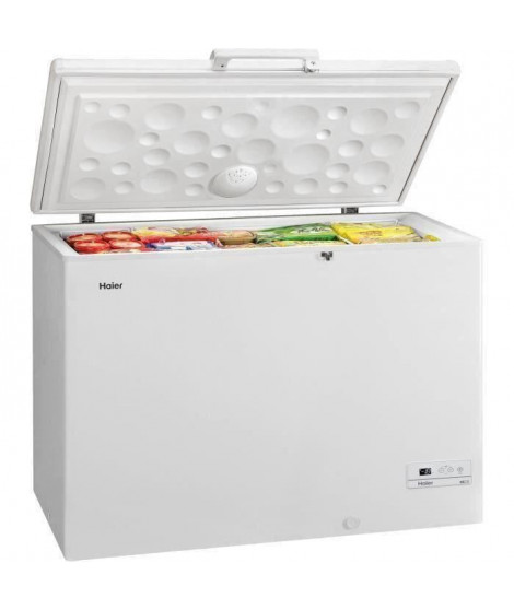 HAIER HCE319F - Congélateur coffre - 310L - Froid statique - A+ - L110 x H84,5 cm - Blanc