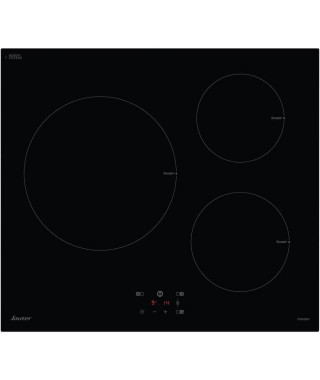 SAUTER SI934B - Table de cuisson induction - 3 foyers  - 8300W - L60 cm - Noir