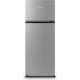 HISENSE RT267D4ADF Réfrigérateur congélateur haut - 205L (164L+41L) - froid statique - A+ - L55,1x H143,4 - silver