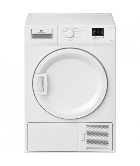 Seche-linge pompe a chaleur CONTINENTAL EDISON CESL7PCW2 - 7kg - Largeur 59,7 cm - Classe A+ - Blanc