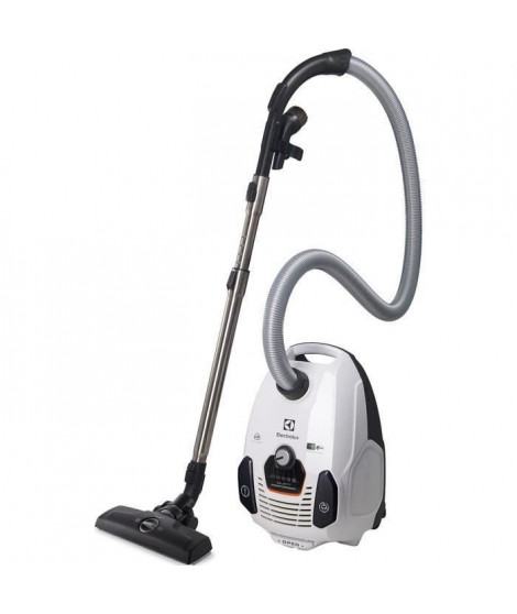 ELECTROLUX ESP75IW4A - Aspirateur traineau avec sac - silencieux 69db - 3,5L - rayon XXL 12m - brosse parquet - Blanc