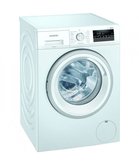 Lave-linge hublot SIEMENS WM14N218FF - 8 kg - Moteur induction - 1400 trs/min - Blanc