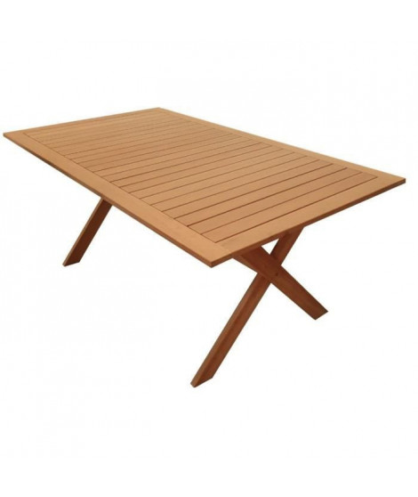 Table de jardin pliante 6 personnes - table 180x100cm en acacia FSC