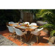 Table de jardin pliante 6 personnes - table 180x100cm en acacia FSC
