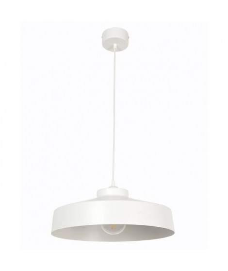 COREP Suspension industrielle - Métal peint - Ø 41 cm - Blanc