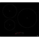 Table de cuisson induction BORA - 3 foyers - L59xP52 cm - 3600 W - Noir - BOTINB163