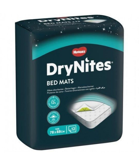 DRYNITES Alese protege-matelas jetable - Le paquet de 12 aleses