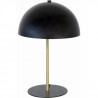 INTERNATIONAL DESIGN Lampe champignon en métal - 25x25x33 cm - Noir et doré