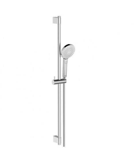 Ensemble de douche - IDEALRAIN EVO - barre 90 cm et douchette ronde 11 cm 3J - Chrome - Ideal Standard