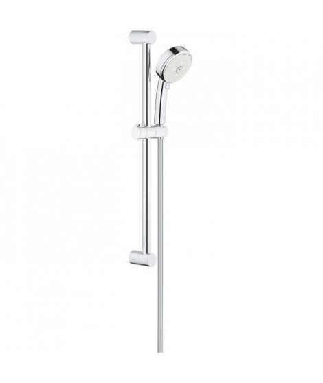 GROHE Ensemble de douche 3 jets Tempesta Cosmopolitan 100 27579002 - Barre de douche 60 cm -Limiteur de débit -Anti-calcaire …