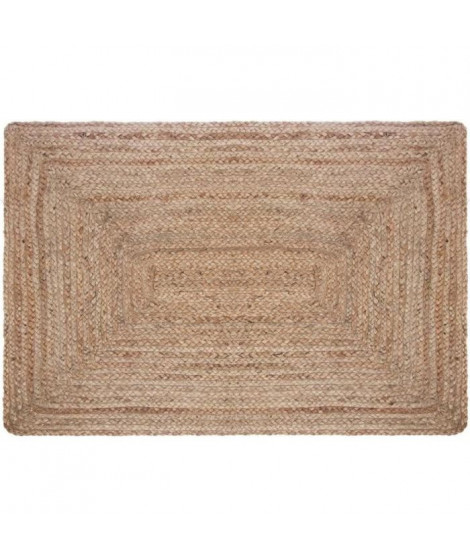 ATMOSPHERA Tapis jute Histoire - Naturel - 60x90 cm