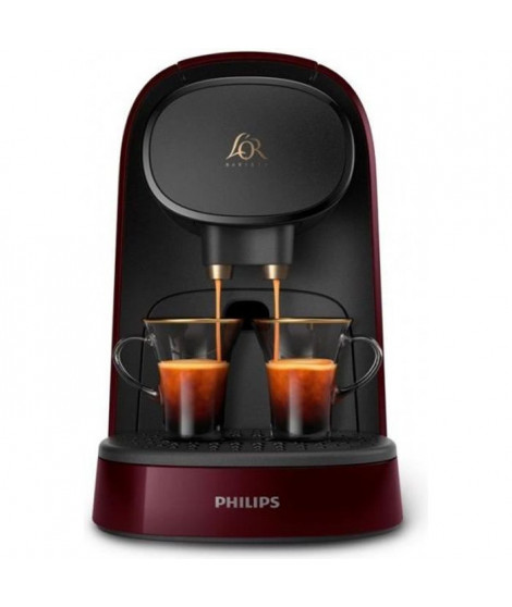 Machine a café capsule double espresso PHILIPS L'or Barista LM8012/80 Rouge Velour + 9 capsules