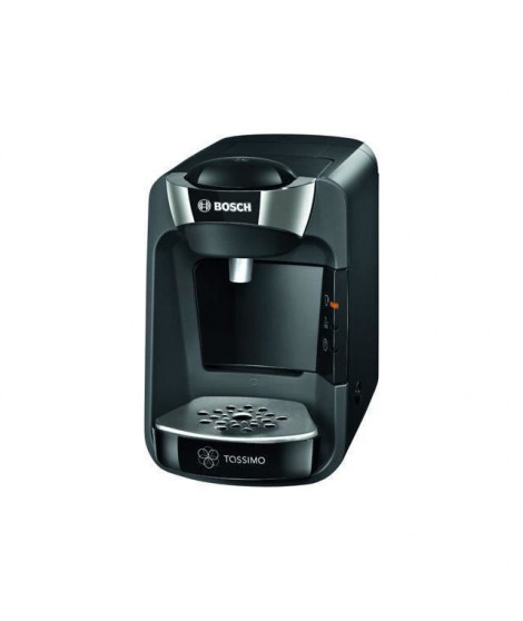 Machine a café extremement compacte - BOSCH TASSIMO SUNY T32 - Réservoir d'eau 0.8 l - Systeme Thermoflux - 3,3 bar - Noir