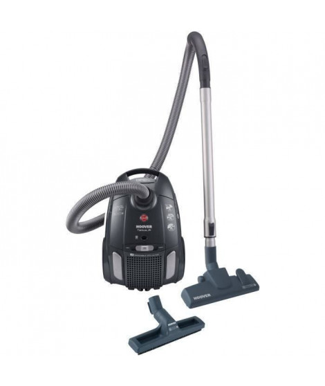 HOOVER TE70_TE24 TELIOS PLUS Aspirateur traineau avec sac  - Triple A - 76 dB - 700 W - Noir