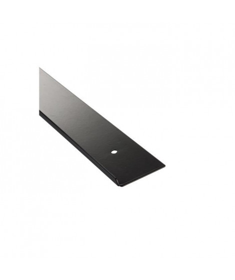 NORDLINGER PRO Profil bordure bord droit - Aluminium - 2/4R 38 mm R0/2 x 670 mm - Noir
