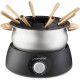 LAGRANGE 349018 Appareil a fondue + 3 ramequins - 900W - 8 fourchettes manche en bois - Socle thermoplastique - Thermostat ré…