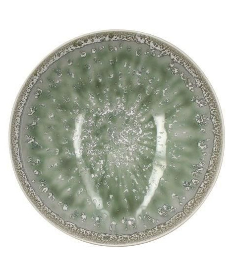 NOVASTYL - Jade - Lot de 6 Assiettes creuses - Ø21 cm - Porcelaine - Vert