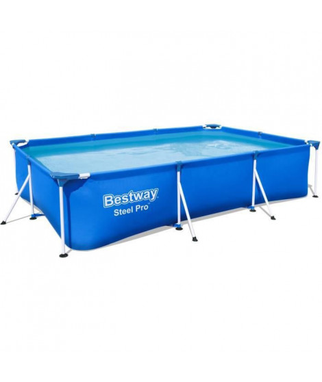 BESTWAY - Piscine Hors-sol Tubulaire pour Enfants - Deluxe Splash Frame Pool - 300x201x66 cm - Filtre a Cartouche de 1.249 l/h