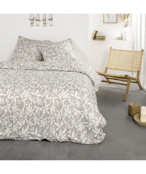 Parure de lit Sunshine - 2 personnes - 260 x 240 cm - 100% coton - Geige Motif Floral - TODAY