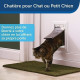 PetSafe - Petite Chatiere Staywell - Cadre en Aluminium pour Chat et Petit Chien, avec Systeme de Verrouillage, Isolante - Ta…