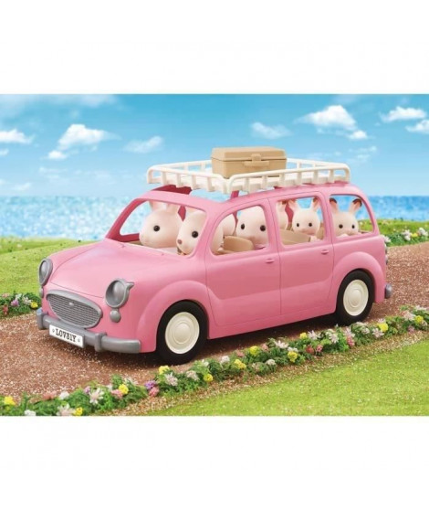 SYLVANIAN FAMILIES - Le monospace rose et set de pique-nique