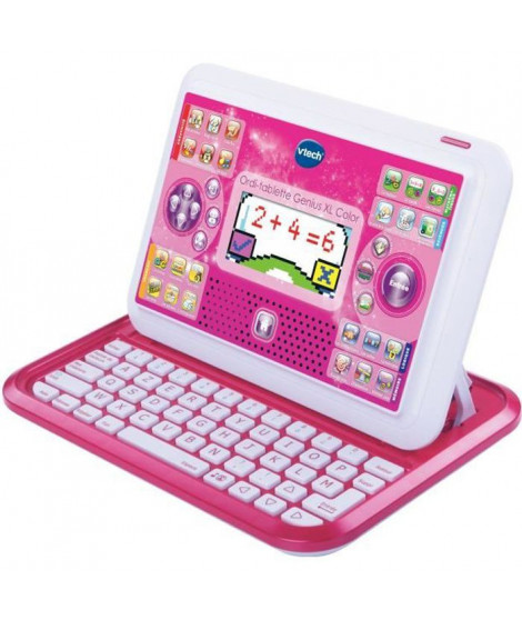 VTECH - Genius XL Color - Ordi-Tablette Enfant - Rose