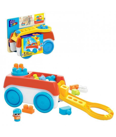 Mega Bloks - Tourni Wagon - jouet de construction - 1er age - 12 mois et +