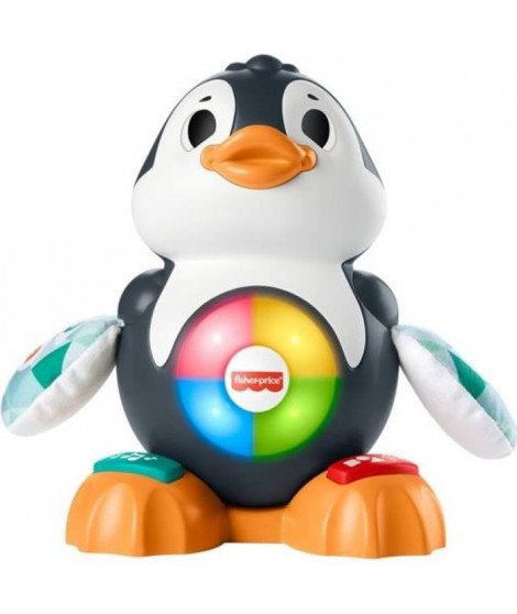 Fisher-Price - Valentin le Pingouin Linkimals - Jouet d'éveil bébé - Des 9 mois