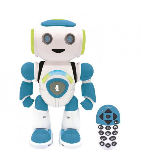 POWERMAN JUNIOR - Mon Robot Intelligent qui lit dans les pensées (Français), sons et lumieres - LEXIBOOK