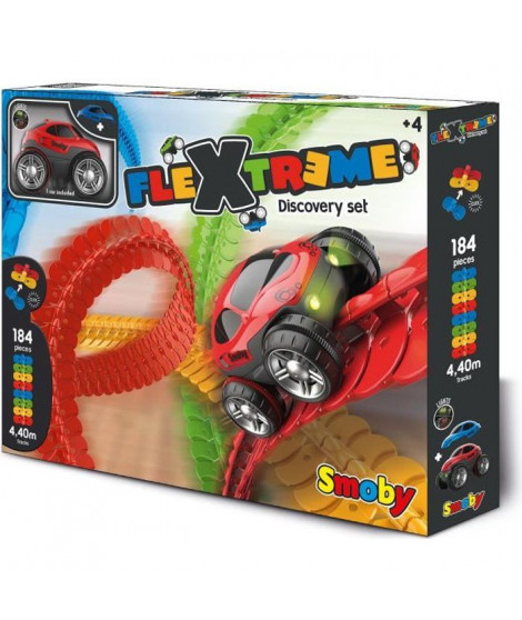 FleXtreme Set Decouverte - Circuit voiture - 4,40 metres de long - SMOBY