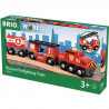 Brio World Train des Pompiers - Accessoire Circuit de train en bois - Ravensburger - Mixte des 3 ans - 33844
