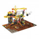 DICKIE - Construction playset 52 cm + 3 véhicules